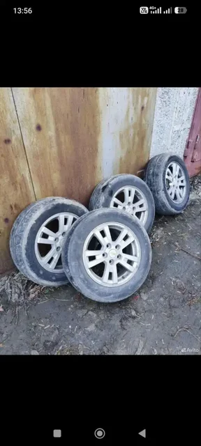 Комплект колес Chevrolet Orlando 16 дюймов - Шины, диски и колёса в Челябинск