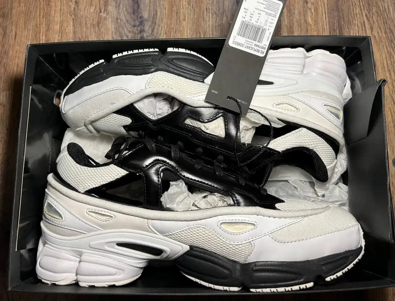 Adidas x RAF Simons Replicant Black/White - Обувь (Одежда) в Челябинск