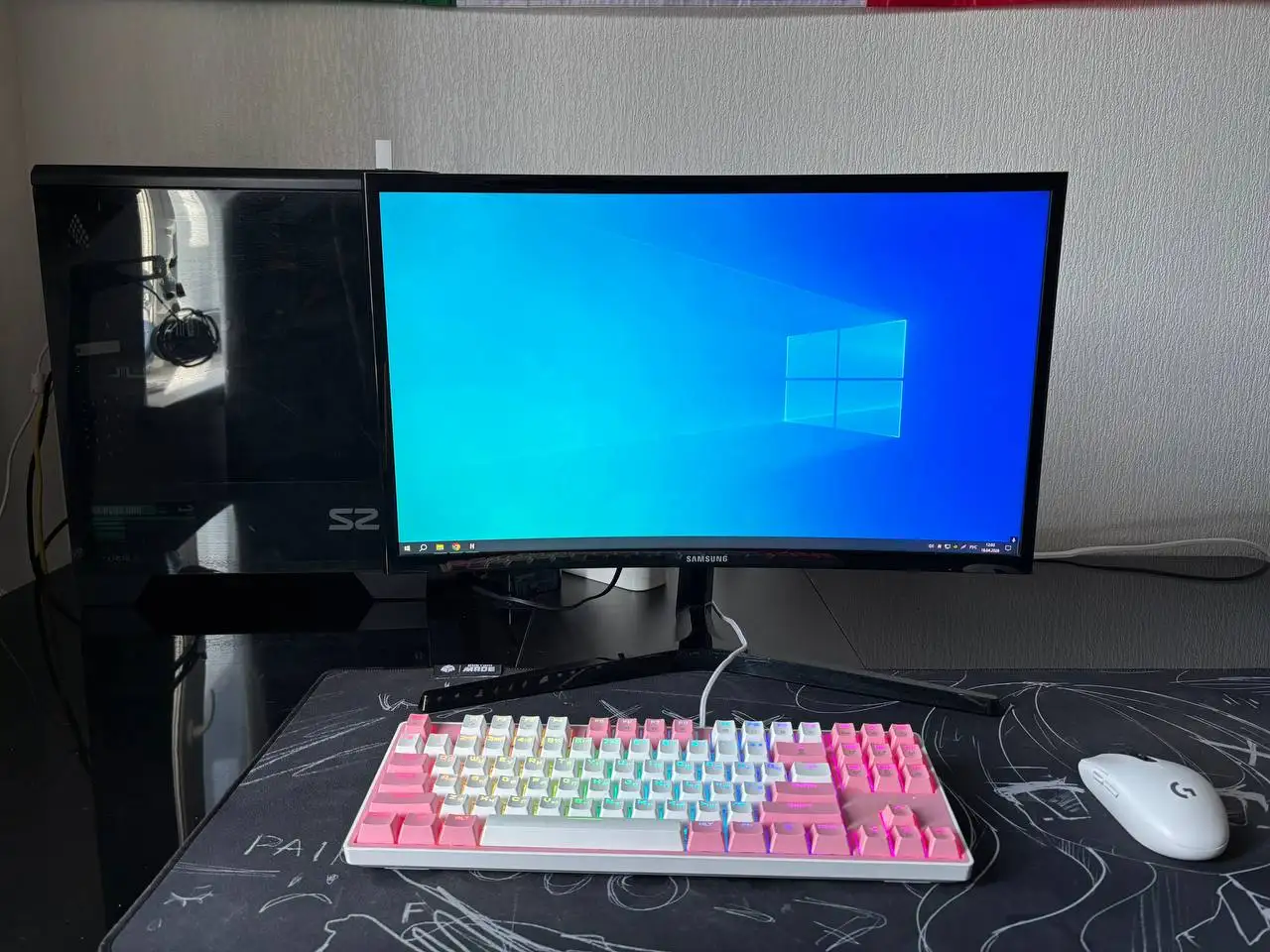 Игровой ПК + монитор Samsung 24" + периферия - Электроника в Челябинск