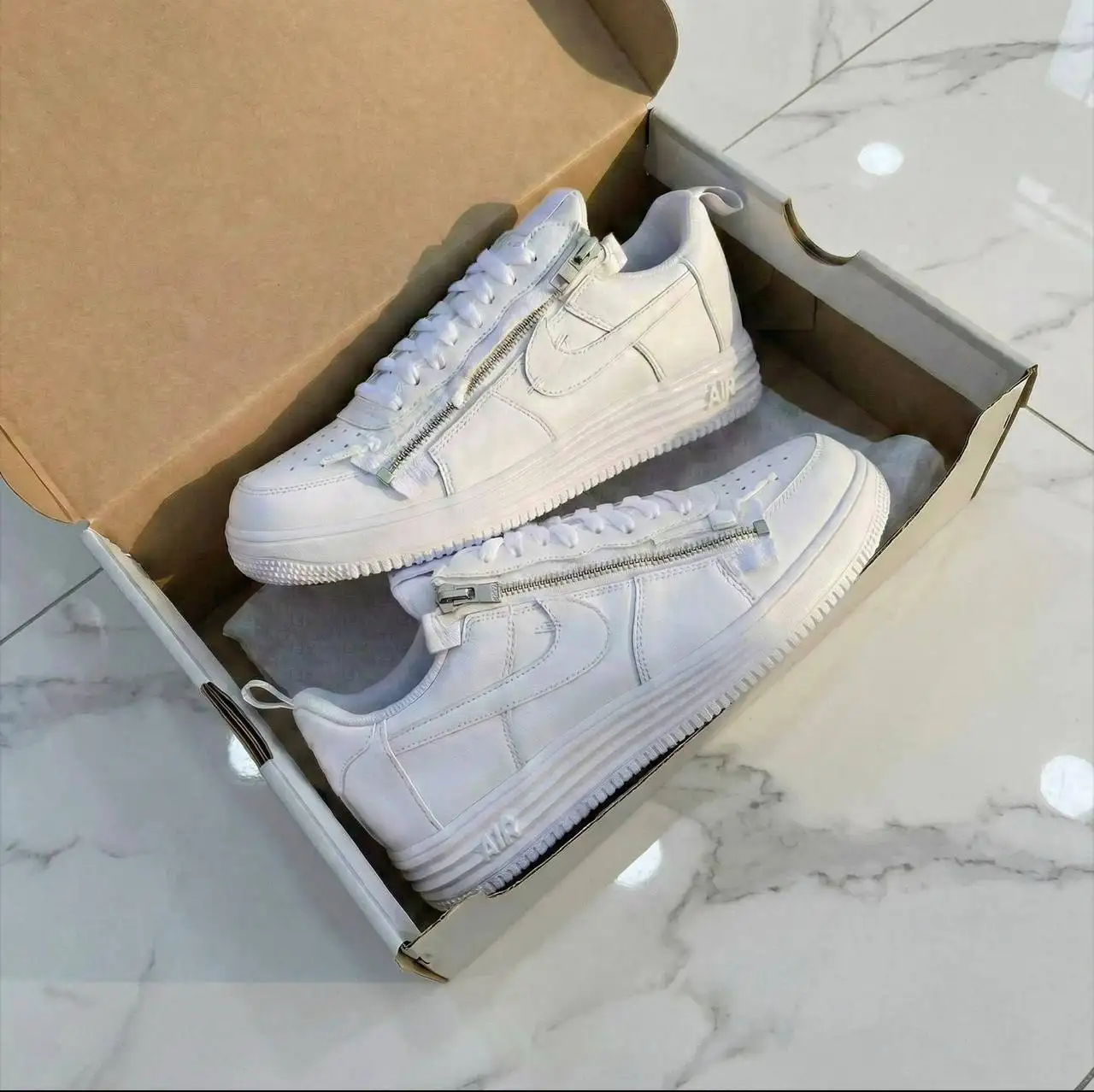 Nike Lunar Force 1 x ACRONYM «White» - Обувь (Одежда) в Челябинск