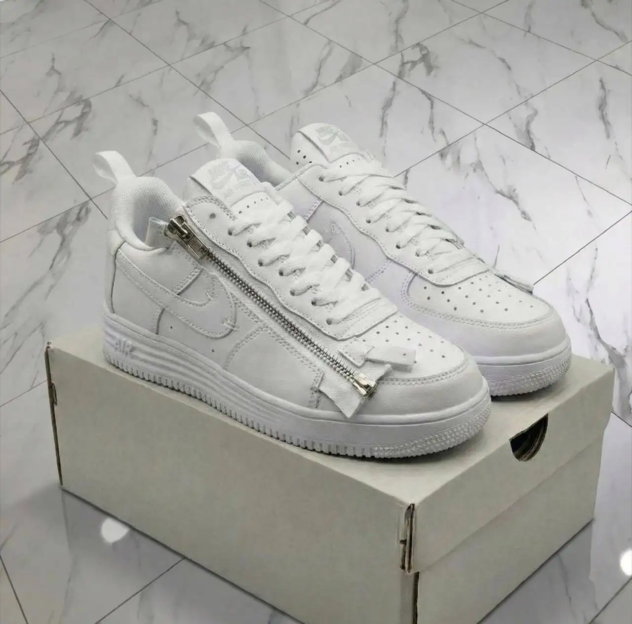Nike Lunar Force 1 x ACRONYM «White» - Обувь (Одежда) в Челябинск