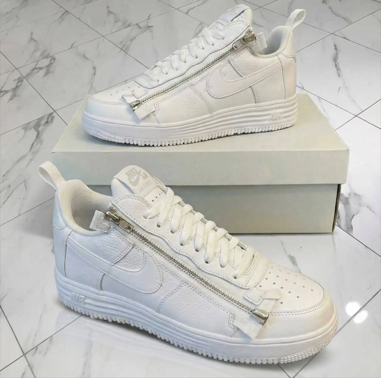 Nike Lunar Force 1 x ACRONYM «White» - Обувь (Одежда) в Челябинск