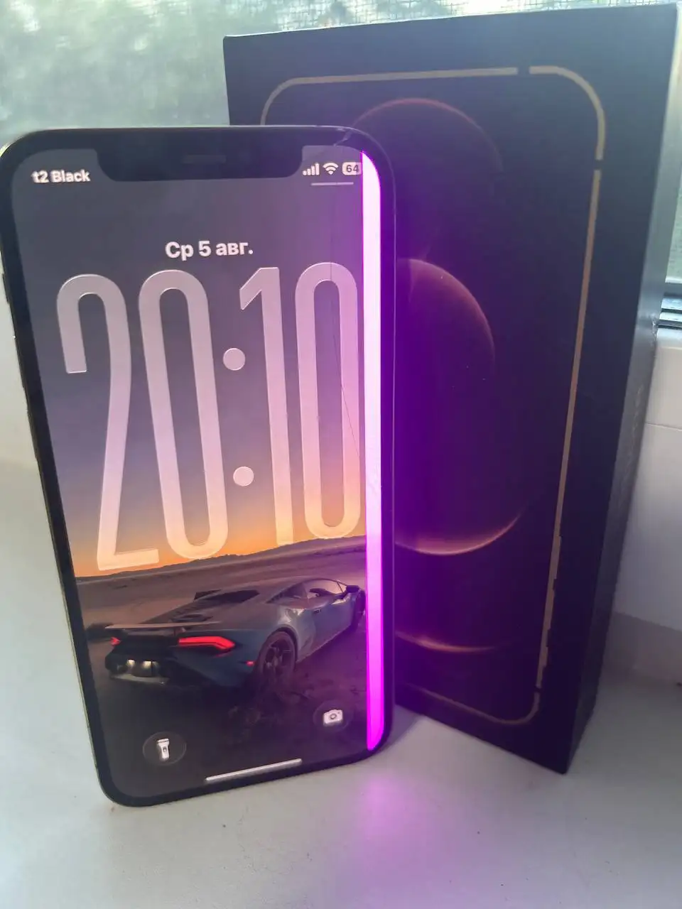 Продам iPhone 12 Pro 128GB Golden (полоса на экране) - Смартфоны (Электроника) в Челябинск