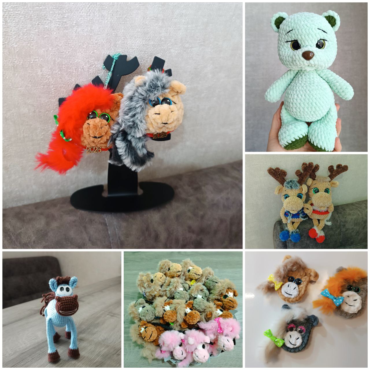 Мягкие вязаные игрушки ручной работы - Хобби и отдых в Симферополь