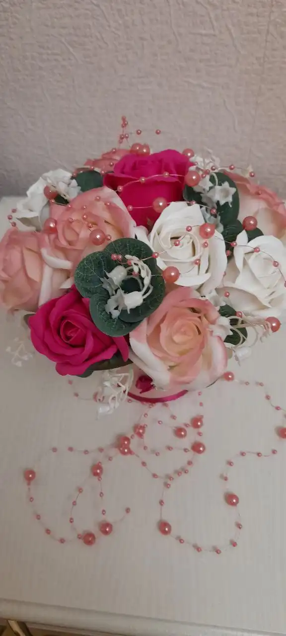 Букеты из парфюмированной мыльной пены в наличии и на заказ