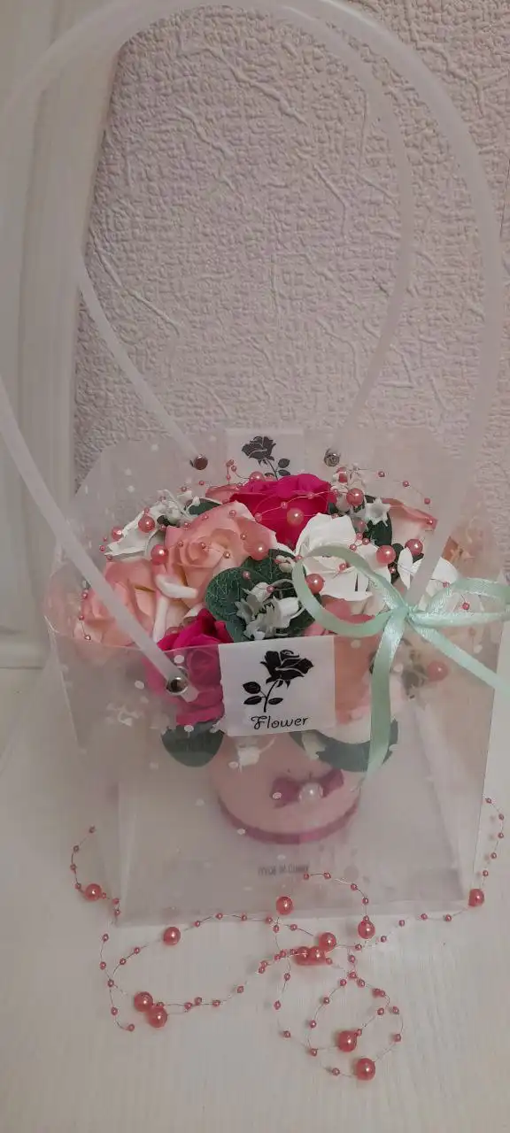 Букеты из парфюмированной мыльной пены в наличии и на заказ