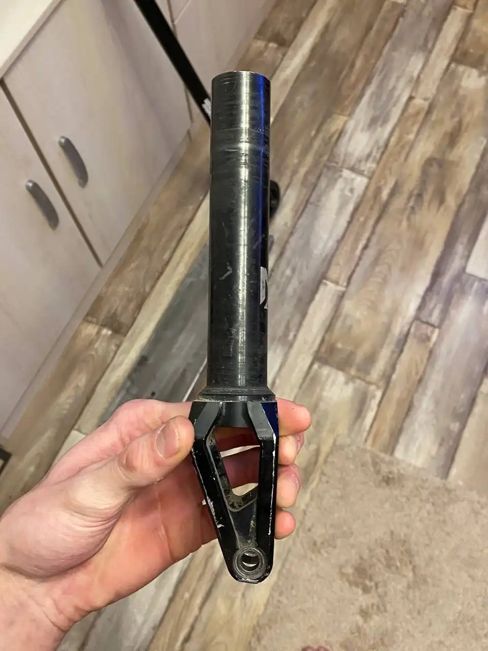 Вилка моно с оськой и блинчиком - Велосипедные запчасти (Запчасти) в Тюмень