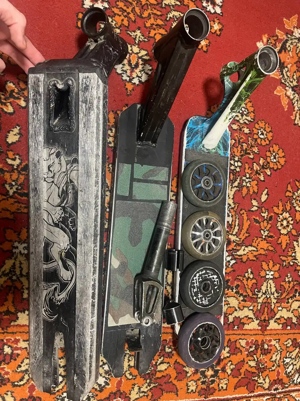 Самокат и велосипед с запчастями - Барахолка в Тюмень