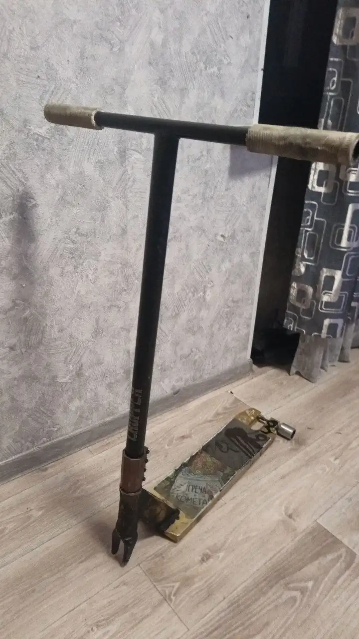 Самокат Aztek District с запчастями - Самокаты (Барахолка) в Тюмень