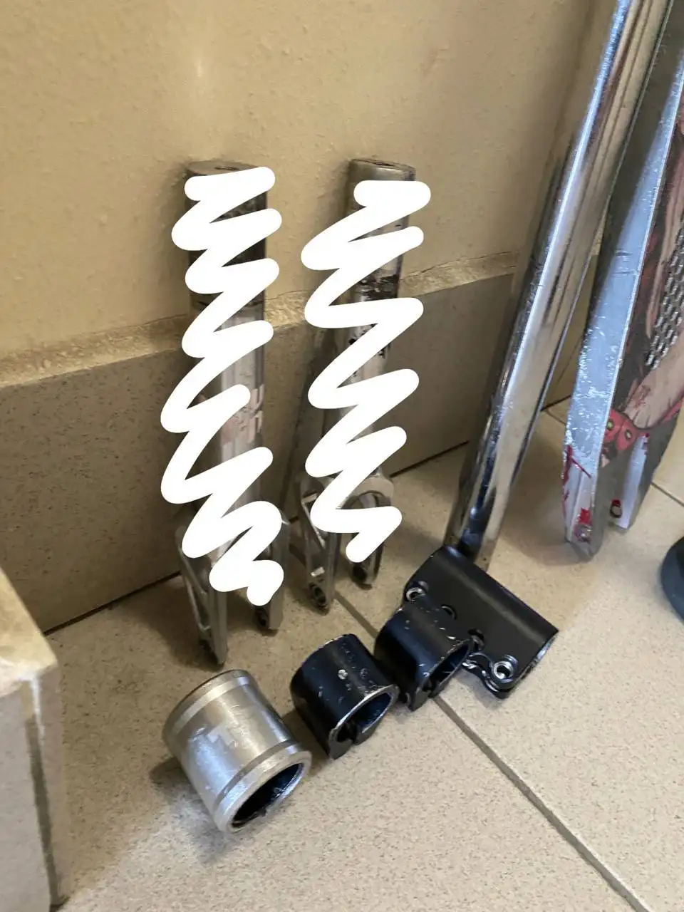 Продам детали для самокатов и велосипедов - Велосипеды и самокаты (Запчасти) в Тюмень