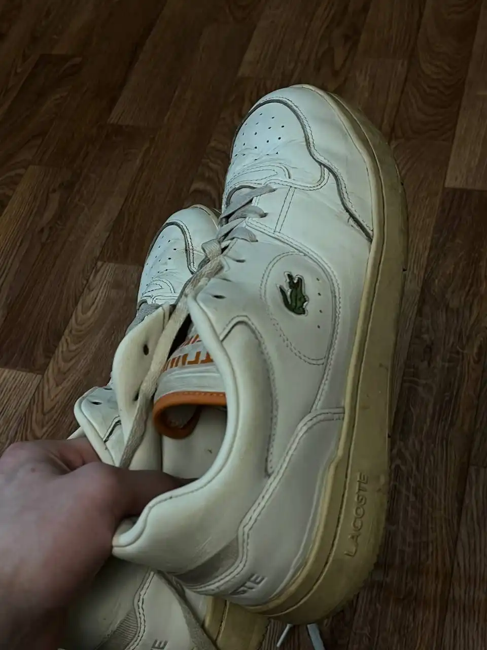 Кеды Lacoste размер 43 натуральная кожа