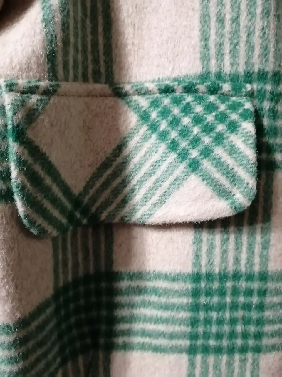 Стильное пальто из советского одеяла, шерсть 75%, размер М 46-48