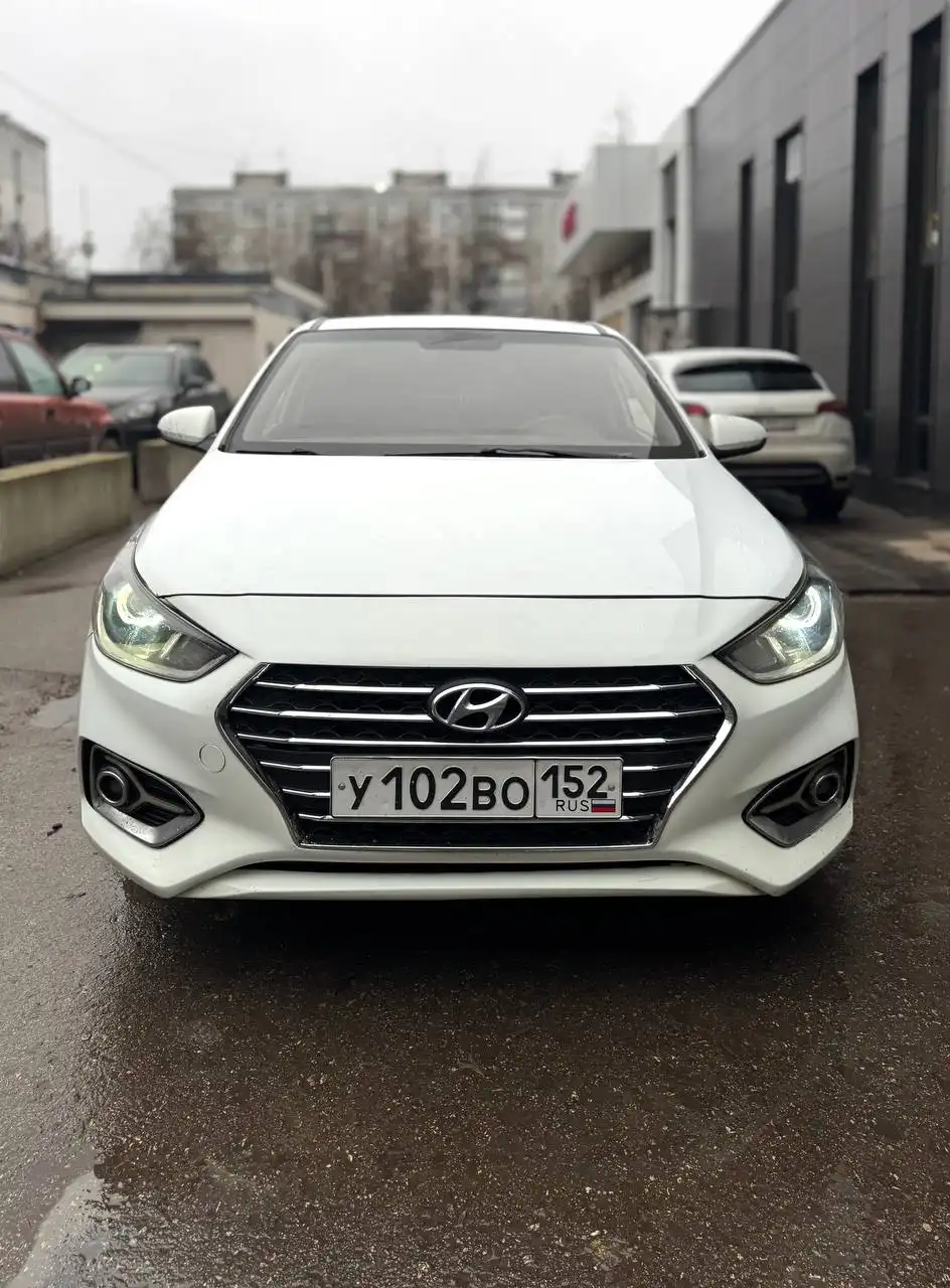 Hyundai Solaris 2017 года в отличном состоянии