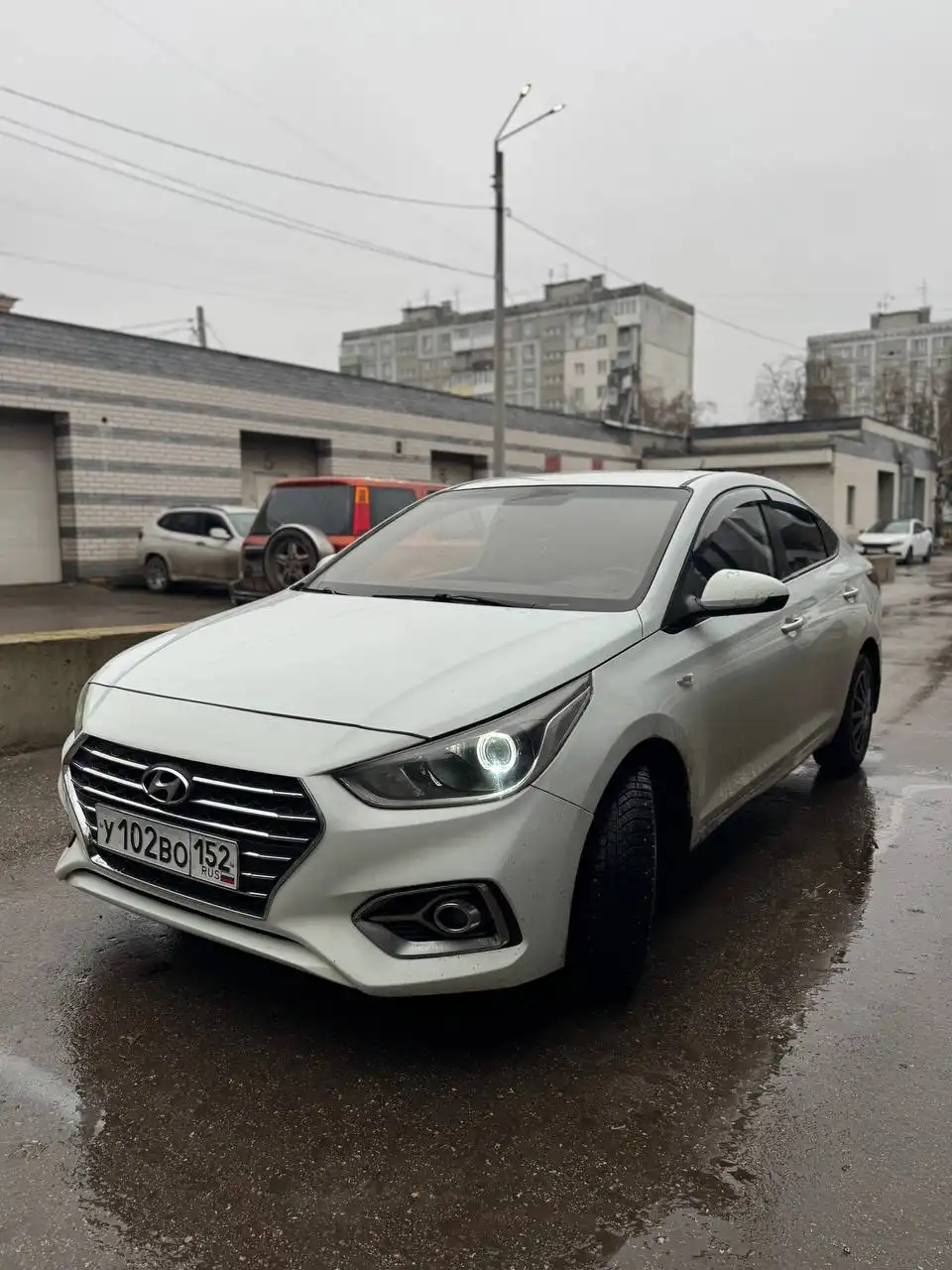 Hyundai Solaris 2017 года в отличном состоянии