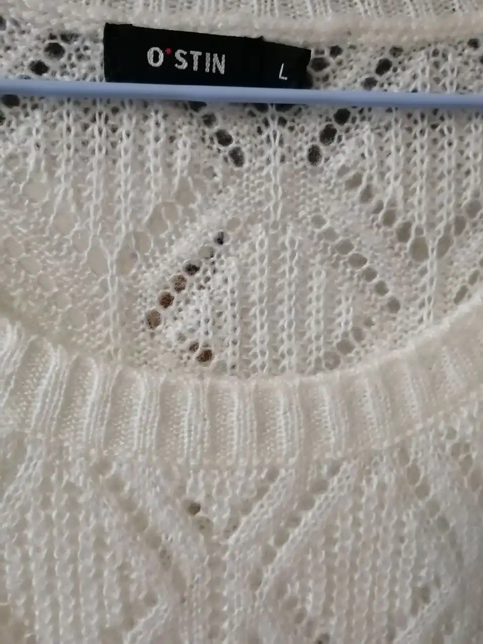 Кофта джемпер мягкая воздушная паутинка белый 48 размер