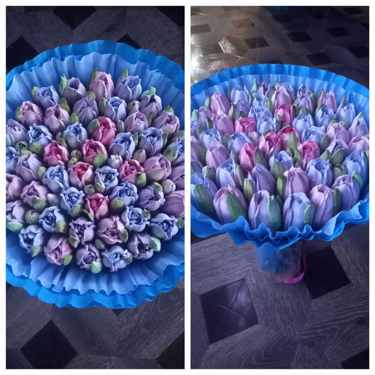 Сладкие букеты из зефира ручной работы