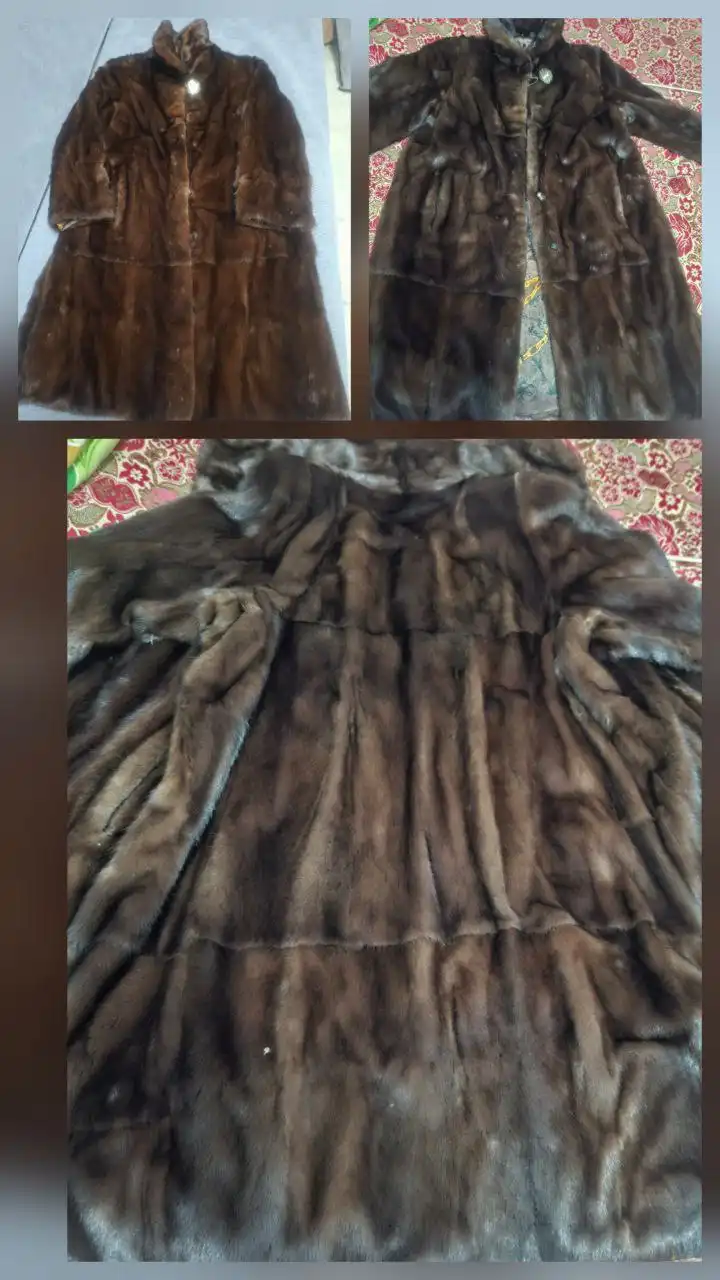 Продаётся шуба норковая б/у, размер 44-46