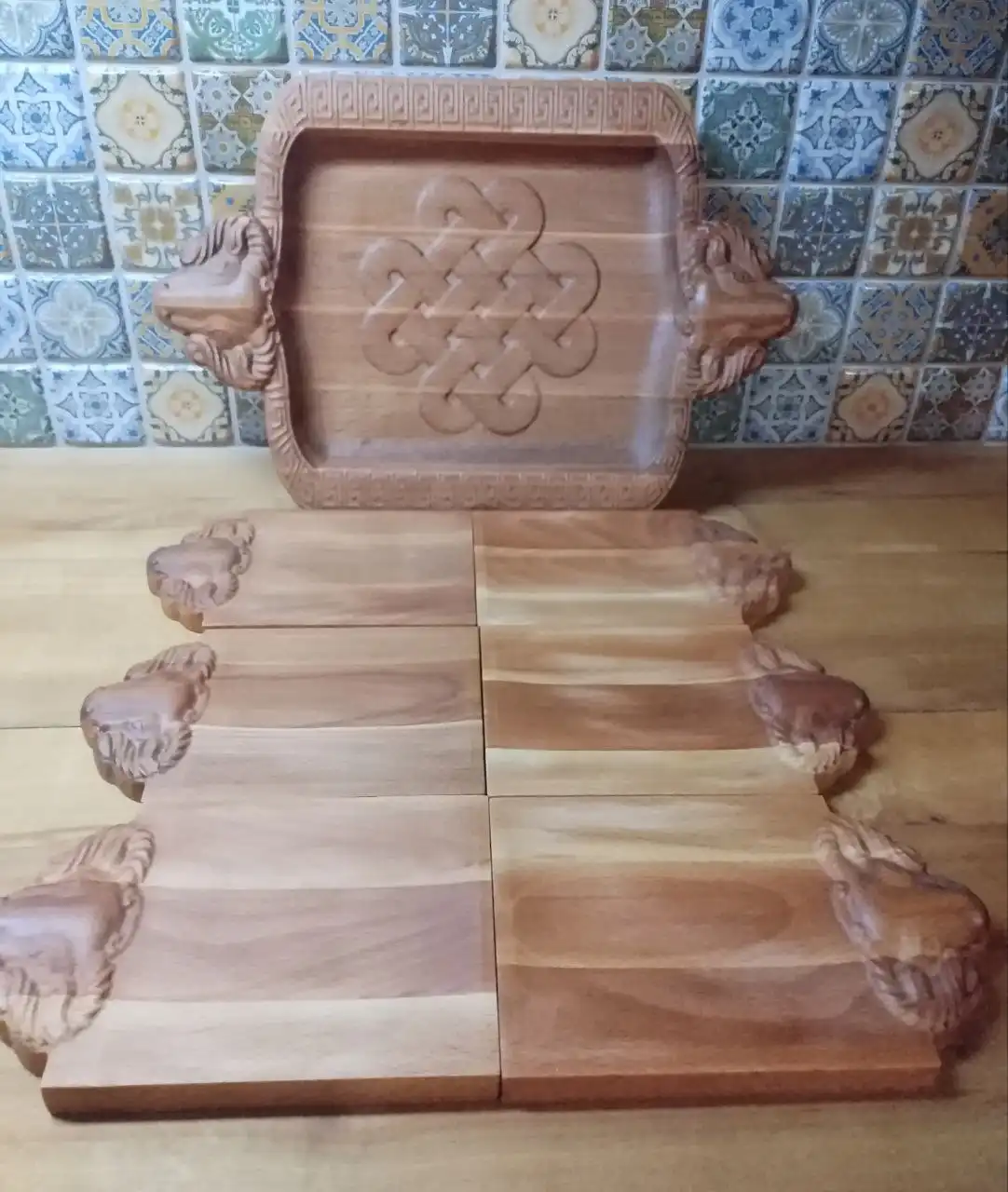 Сервировочный набор для мяса из натурального бука - Для дома и дачи в Улан-Удэ