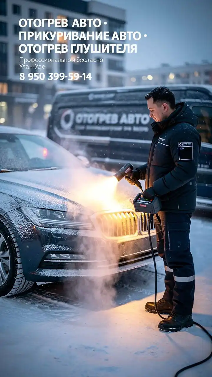 Услуга отогрева автомобиля - Автоуслуги (Услуги) в Улан-Удэ