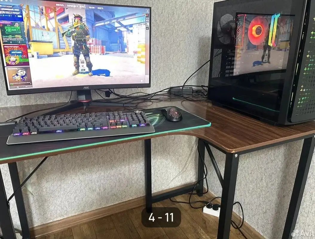 Продам игровой ПК с мебелью - Компьютеры и комплектующие (Электроника) в Улан-Удэ