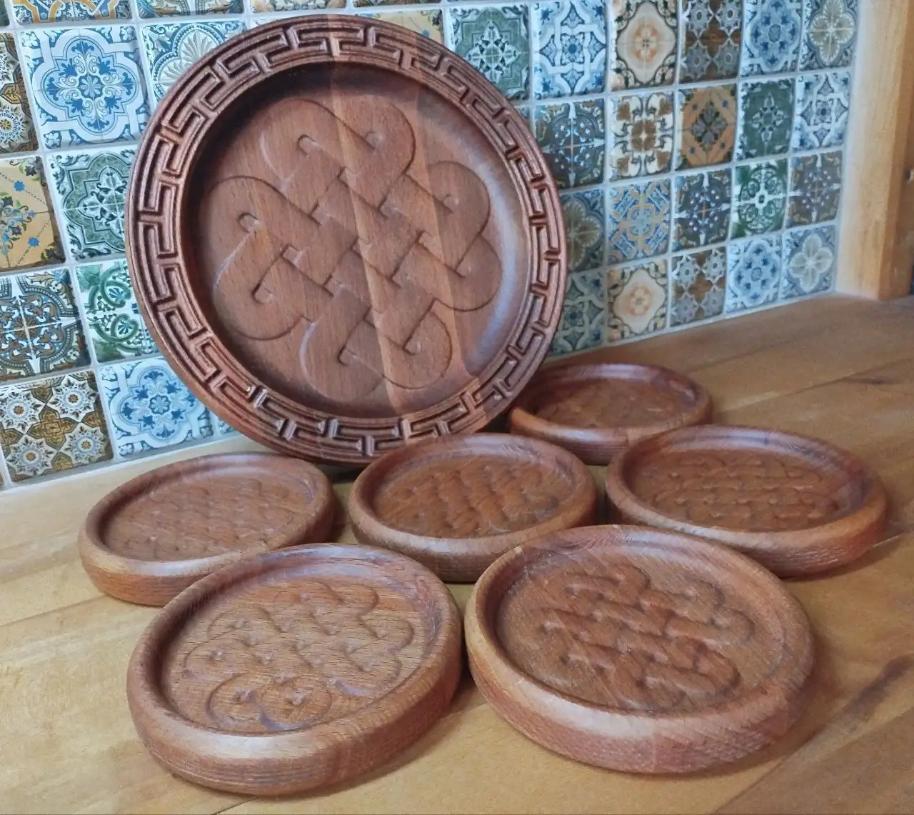 Сервировочный набор для бууз из натурального бука - Посуда и кухонные принадлежности (Барахолка) в Улан-Удэ