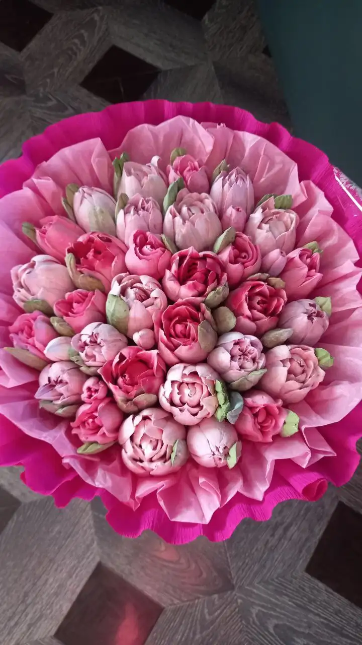 Сладкие букеты из зефира ручной работы - Кондитерские услуги (Услуги) в Улан-Удэ