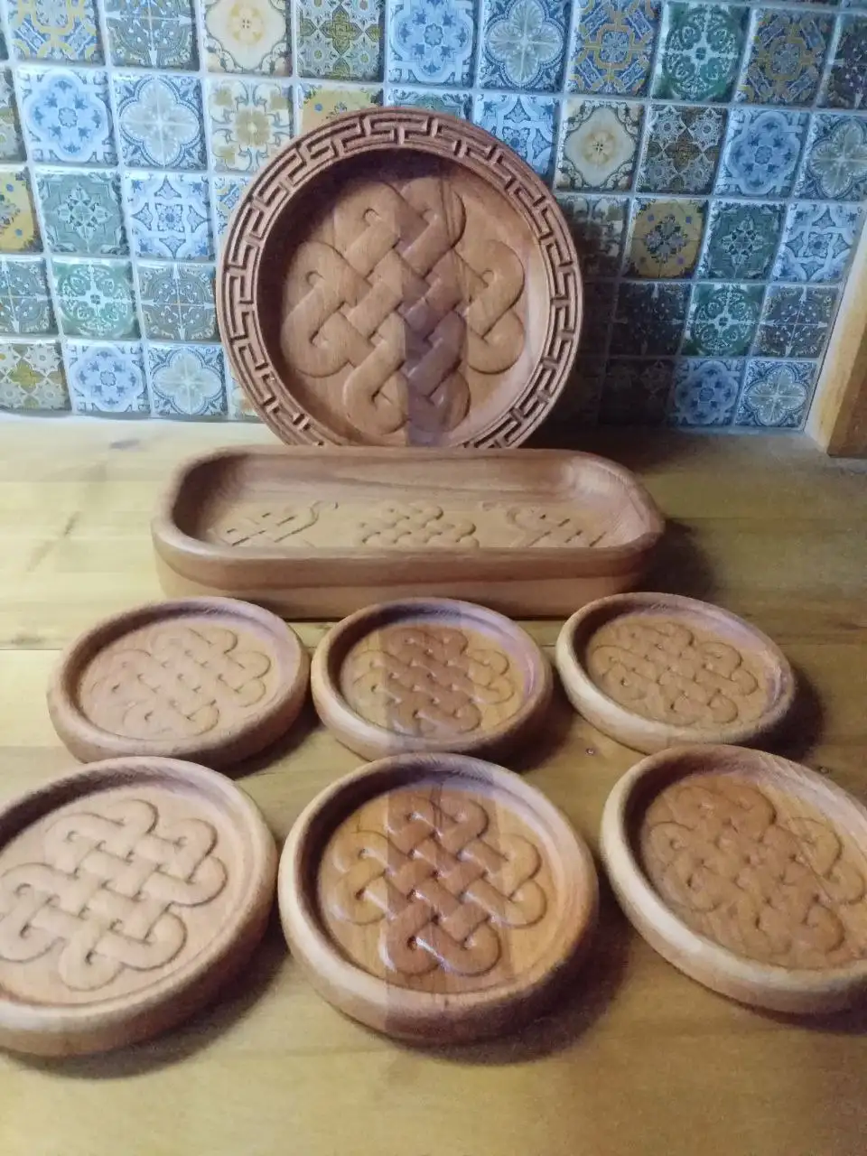 Сервировочные наборы бурятской посуды из натурального бука - Посуда (Барахолка) в Улан-Удэ