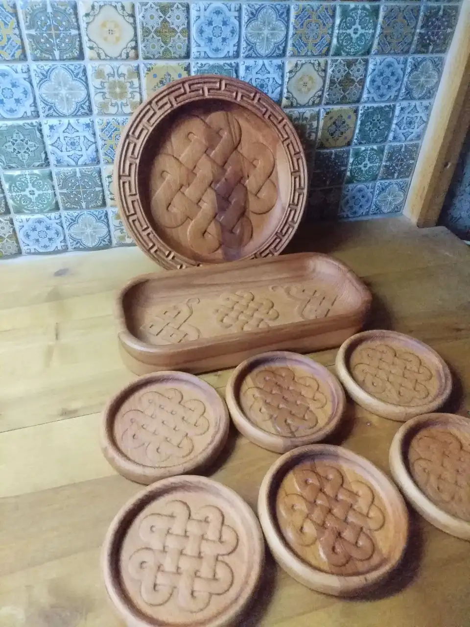 Сервировочные наборы бурятской посуды из натурального бука - Посуда (Барахолка) в Улан-Удэ