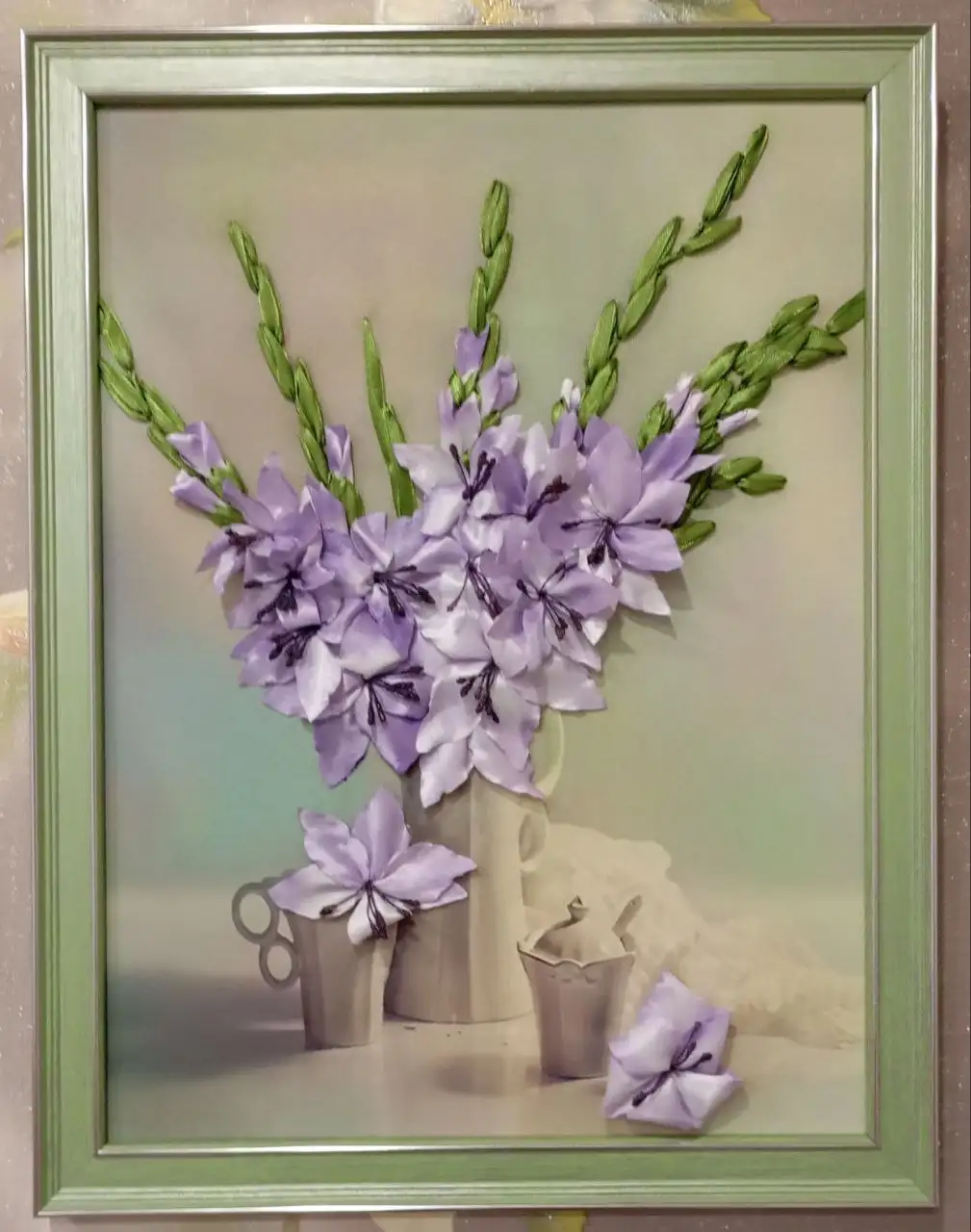 Продажа вышитых лентами картин - Рукоделие (Хобби и отдых) в Тюмень