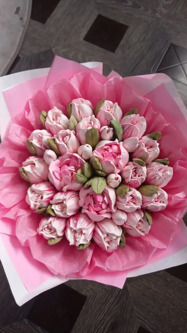 Сладкие букеты из зефира ручной работы - Барахолка в Улан-Удэ