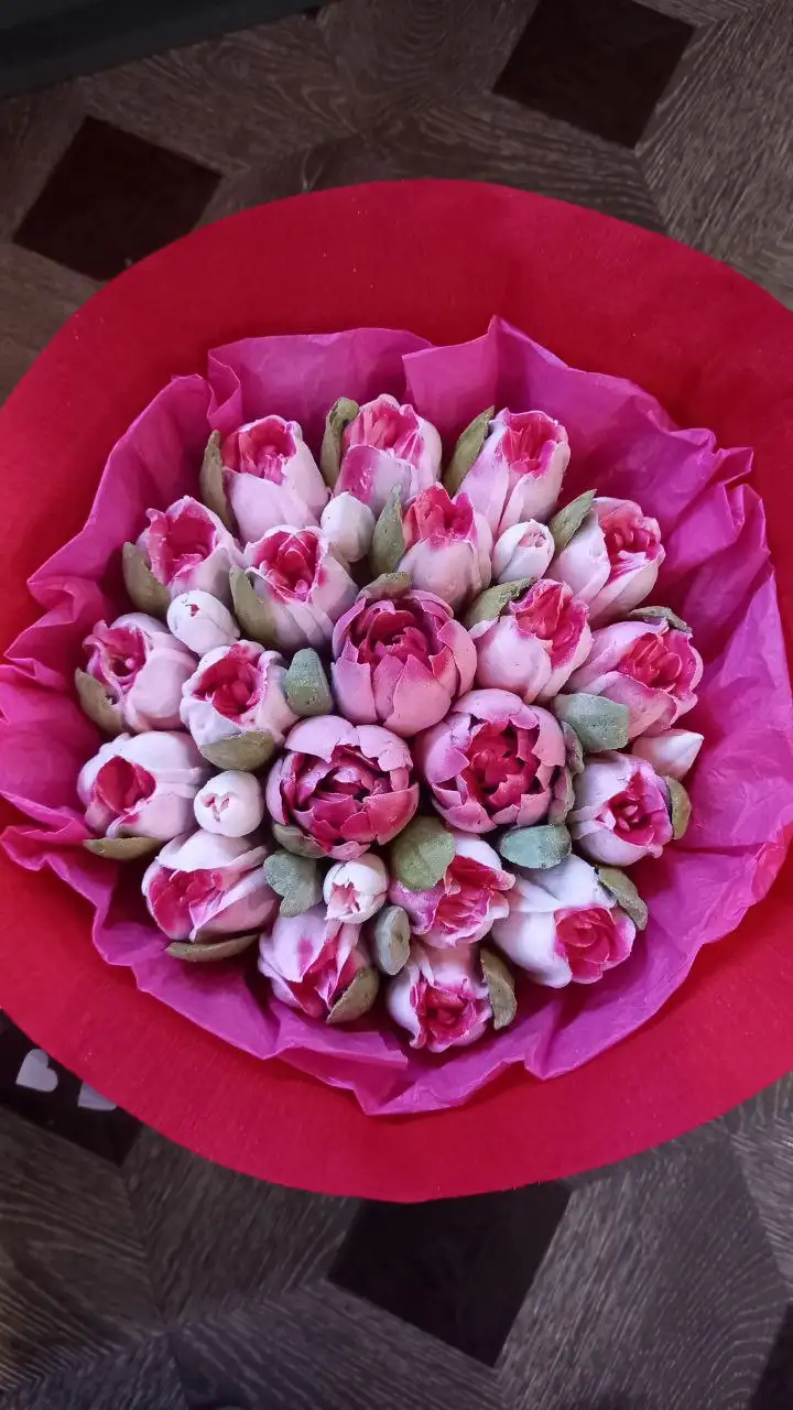 Сладкие букеты из зефира ручной работы - Барахолка в Улан-Удэ