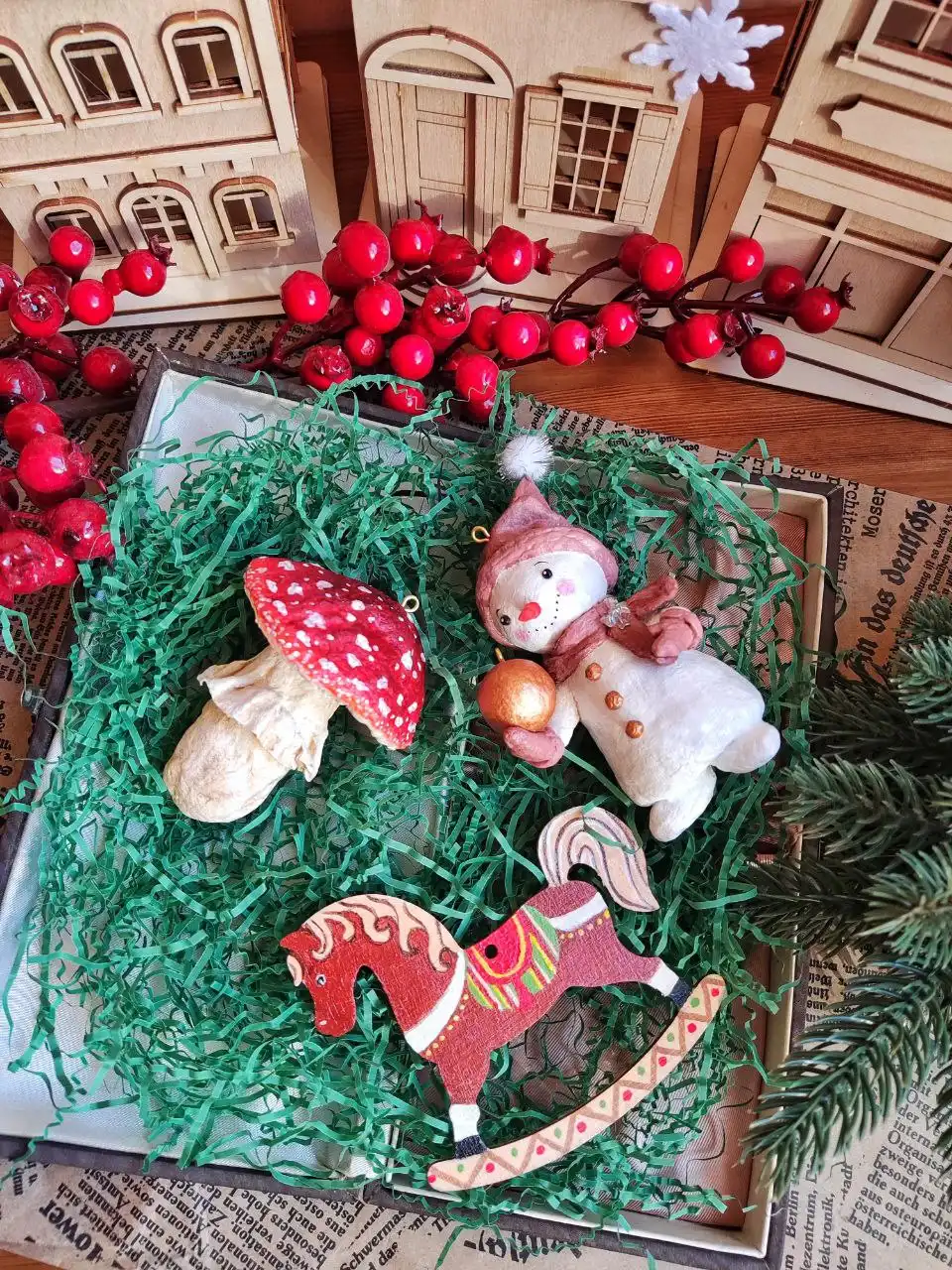 Наборы ватных игрушек с символом года