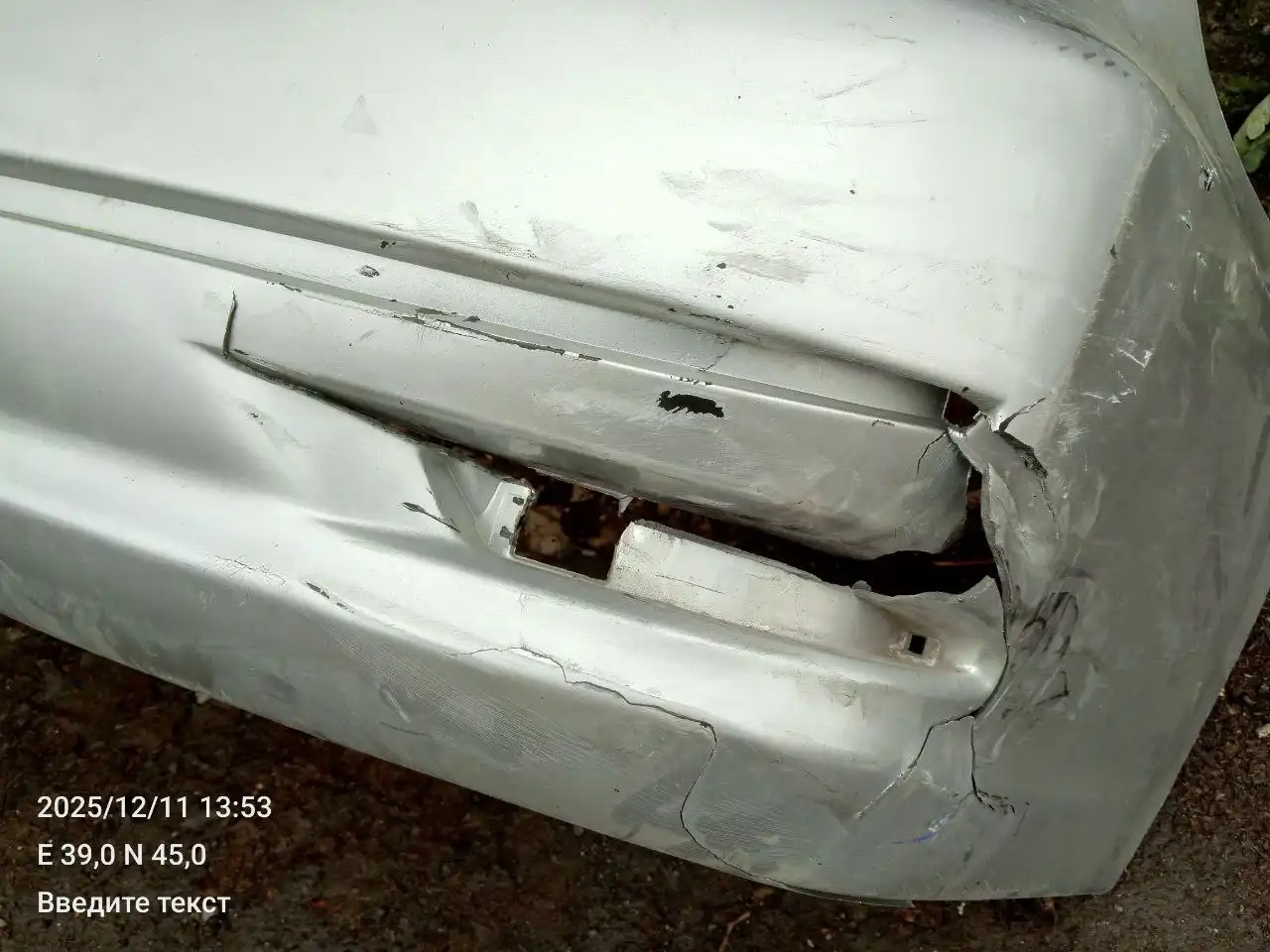 Восстановление заднего бампера Nissan Almera 2017-18