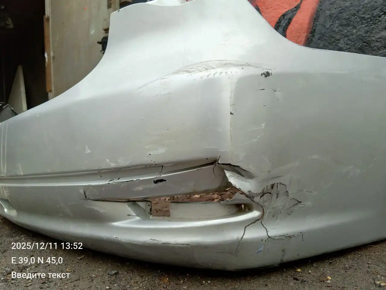 Восстановление заднего бампера Nissan Almera 2017-18