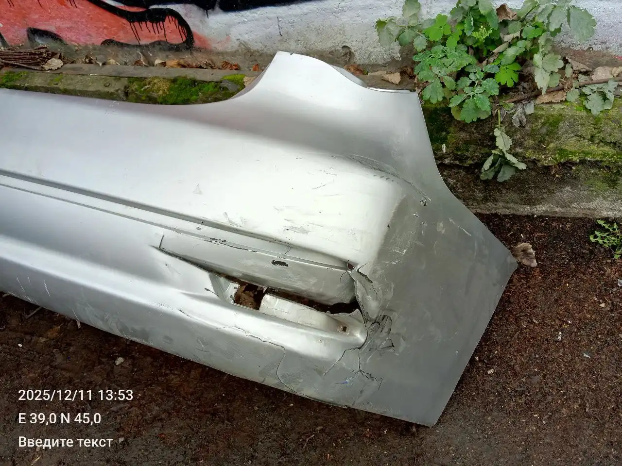 Восстановление заднего бампера Nissan Almera 2017-18