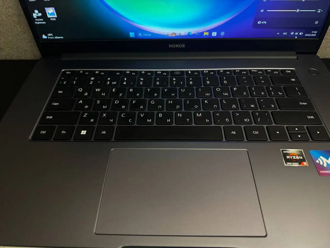 Ноутбук Honor MagicBook 15 с экраном 15.6'' IPS, 16 ГБ ОЗУ, SSD 512 ГБ - Ноутбуки (Электроника) в Уфа