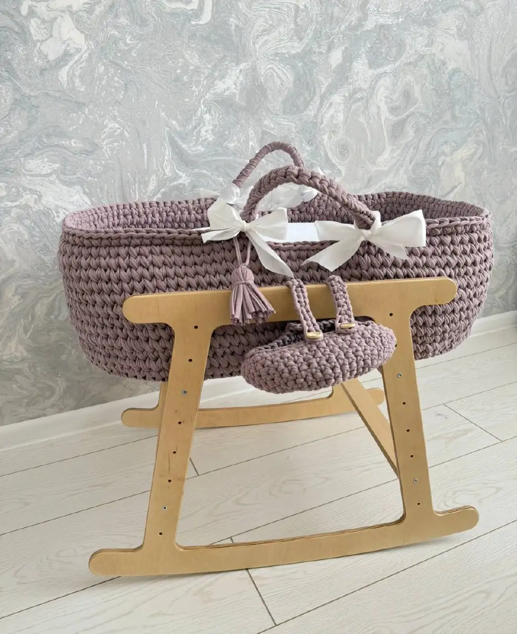 Продам новую вязанную люльку - Барахолка в Уфа