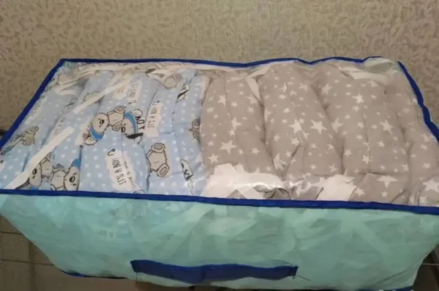 Продажа бортиков на детскую кроватку с подушками и одеялом - Товары для детей в Уфа