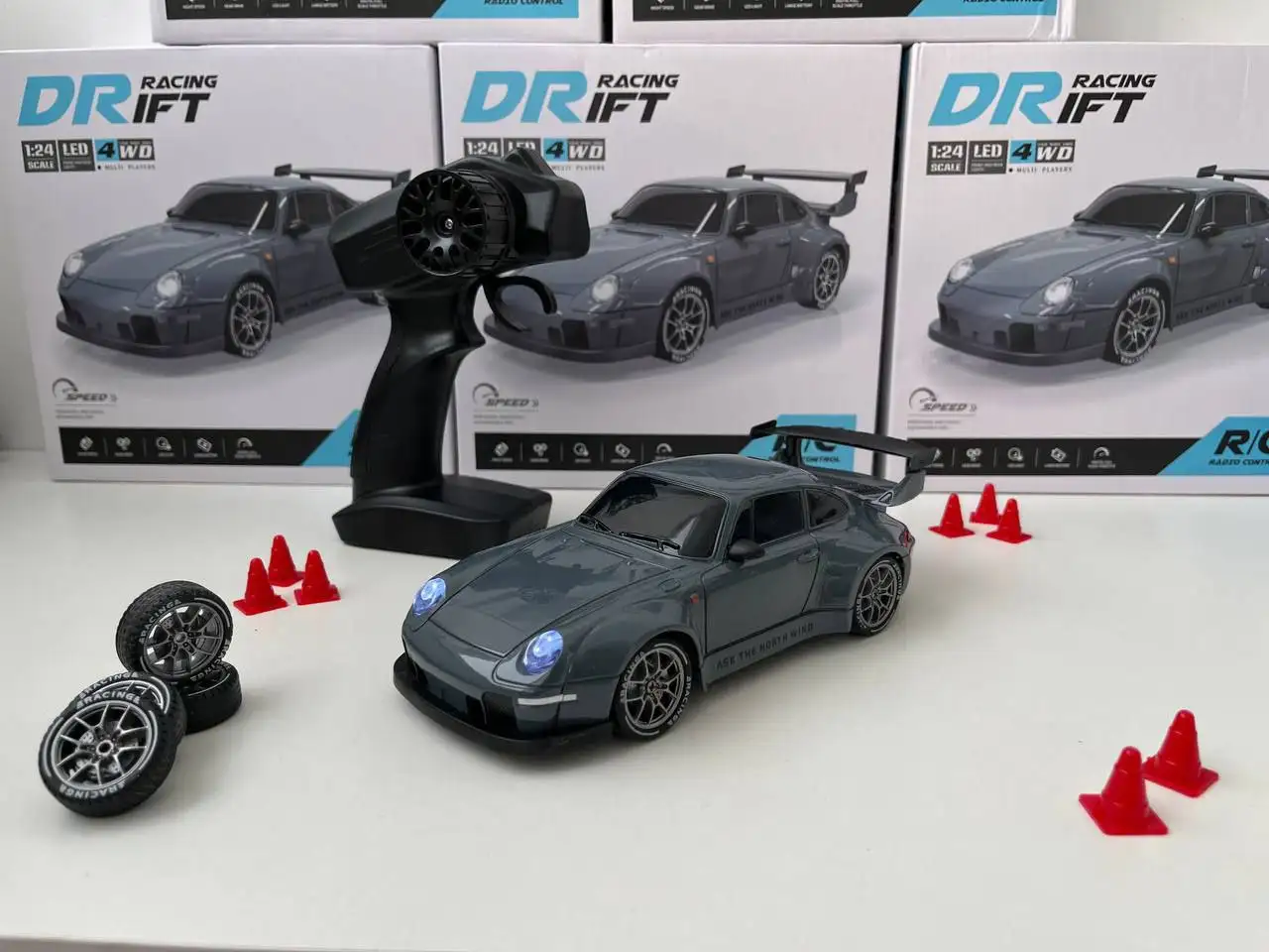 Дрифт-машина Porsche 911 на радиоуправлении с гироскопом - Радиоуправляемые модели (Хобби и отдых) в Уфа