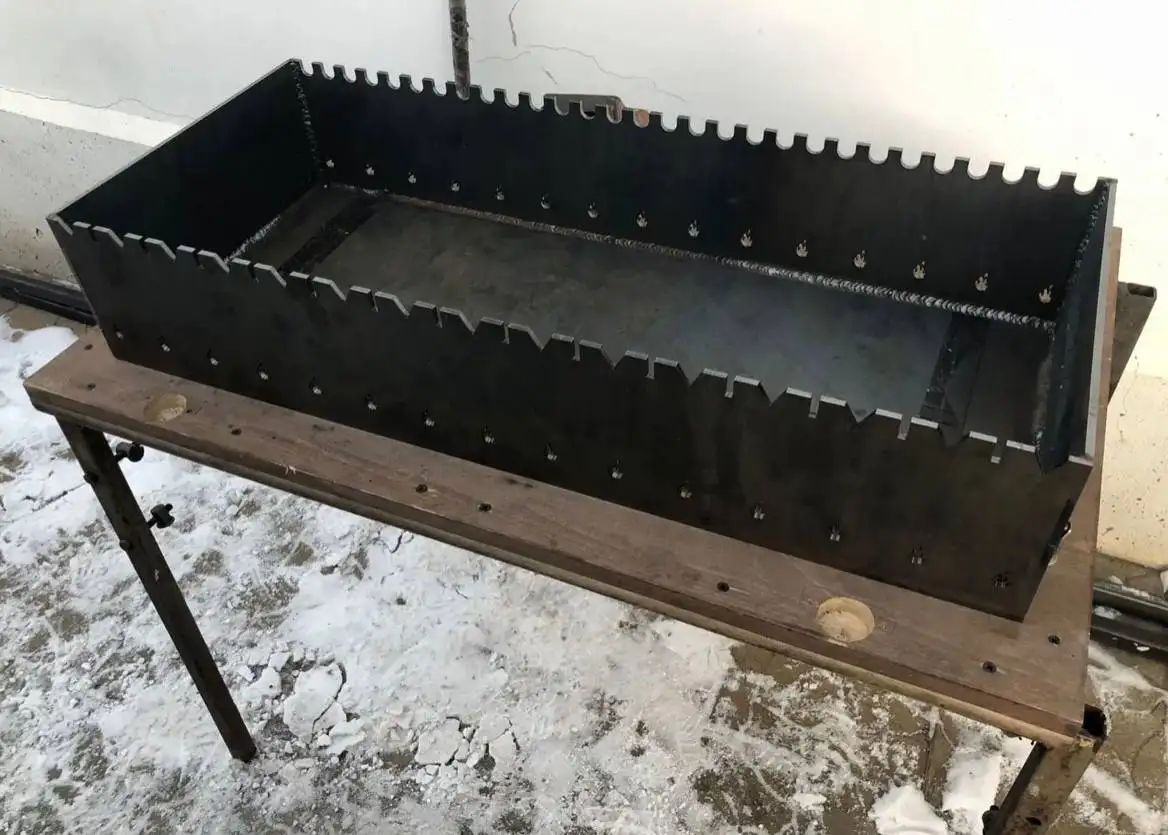 Мангал новый 80х34х15 см - Мангалы и барбекю (Для дома и дачи) в Уфа