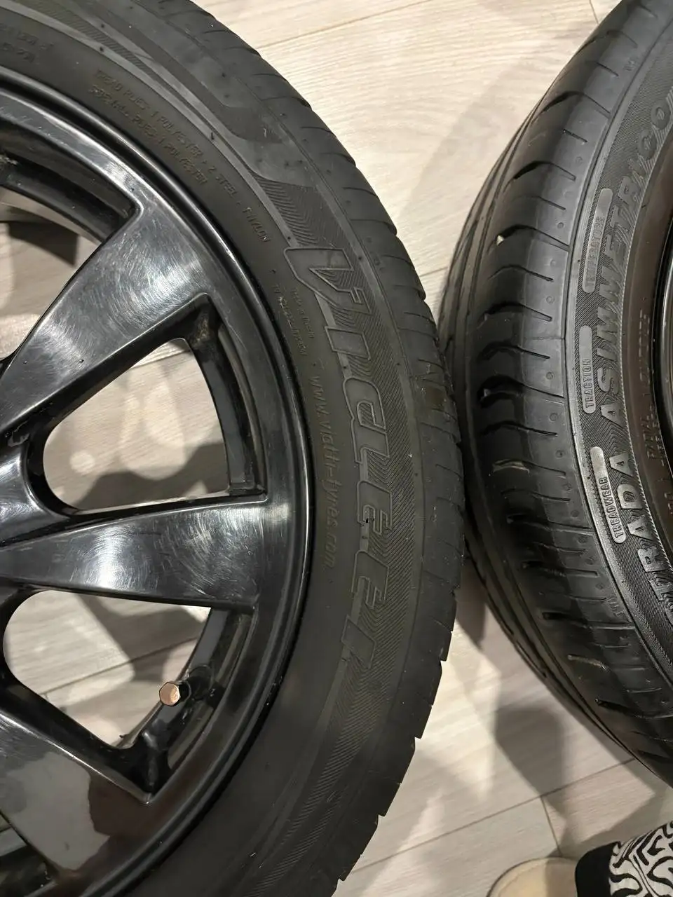 Продажа колесных дисков Black Edition 195/50 R15 с резиной Viatti - Колесные диски (Запчасти) в Уфа