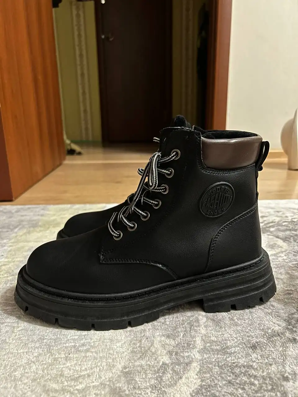 Мужские ботинки размер 41 черные - Обувь (Одежда) в Уфа