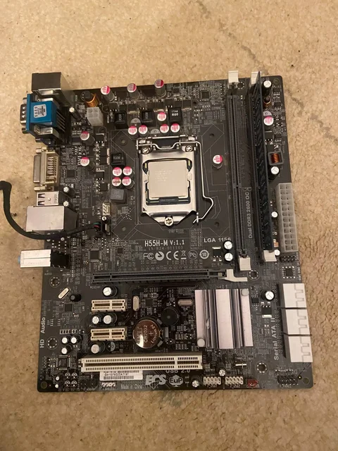 Продам материнскую плату LGA1156 с процессором i3-540 и комплектующими - Комплектующие для ПК в Уфа