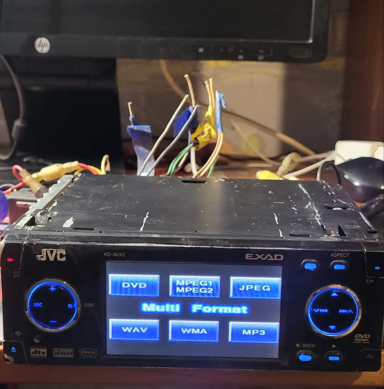 Автомагнитола JVC KD-AVX2 в хорошем состоянии - Автомобильная электроника (Электроника) в Уфа