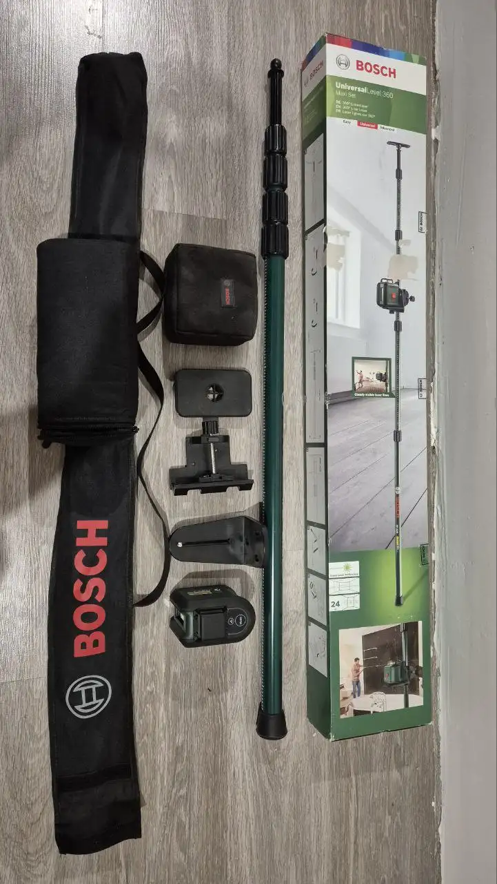 Лазерный уровень Bosch UniversalLevel 360 Maxi set - Барахолка в Уфа