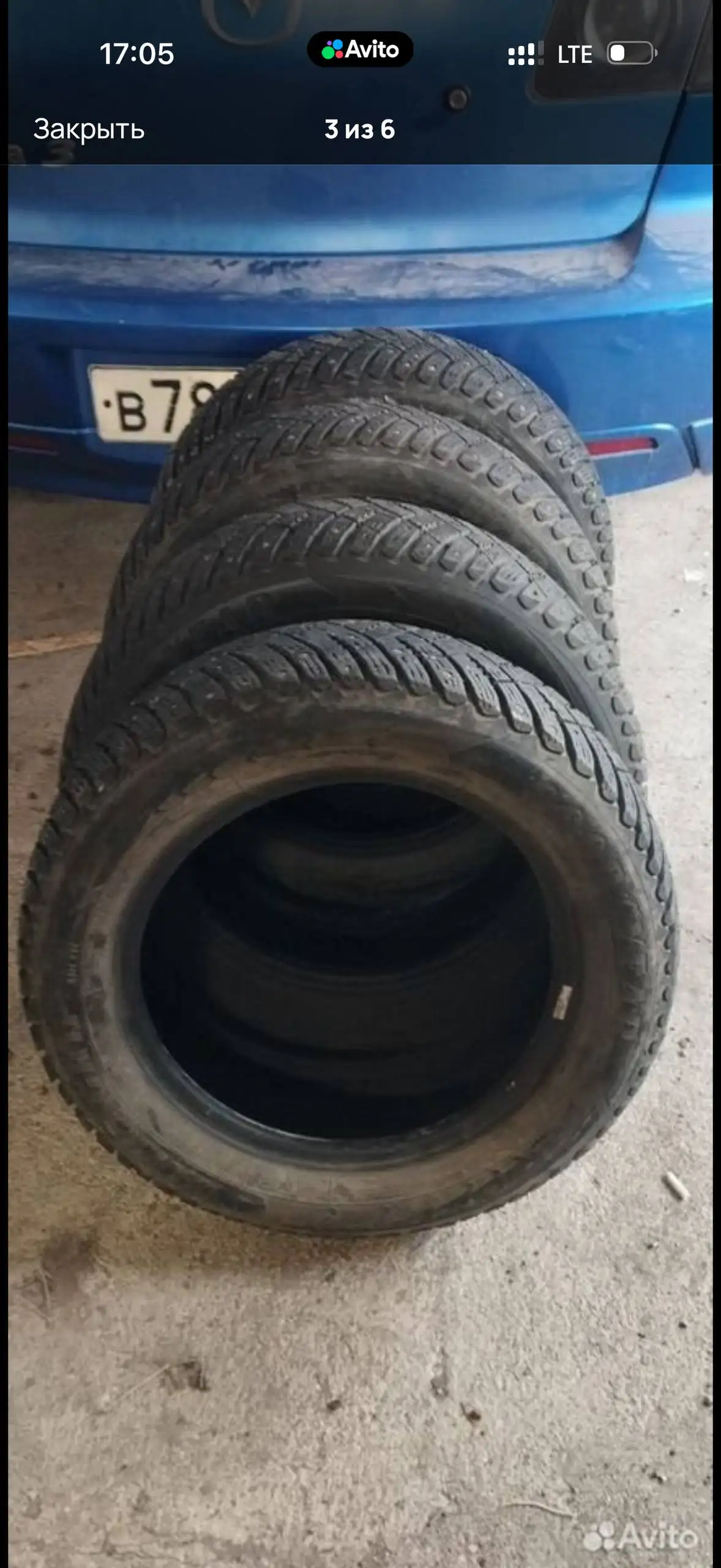 Продам зимние шипованные шины Goodyear Ultragrip Ice Arctic 205/60 R16 - Шины и диски (Авто) в Уфа