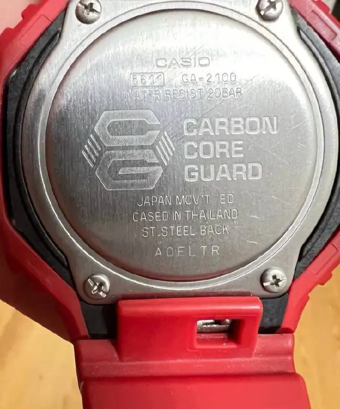 Мужские часы Casio G-Shock красного цвета - Часы (Барахолка) в Уфа