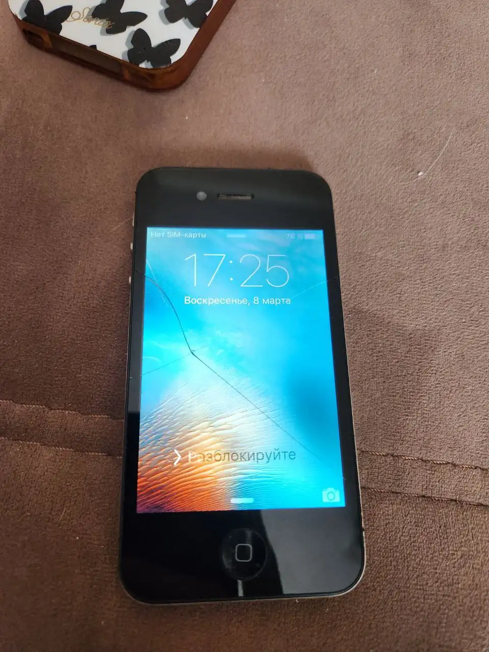 iPhone 4s рабочий без iCloud - Смартфоны (Электроника) в Уфа