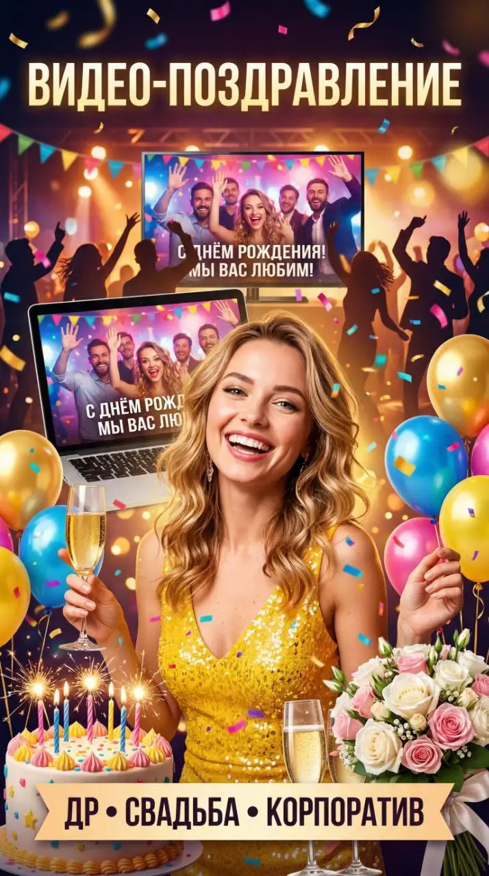 Нейро-видеопоздравления: Будущее уже здесь! - Поздравительные услуги (Услуги) в Уфа
