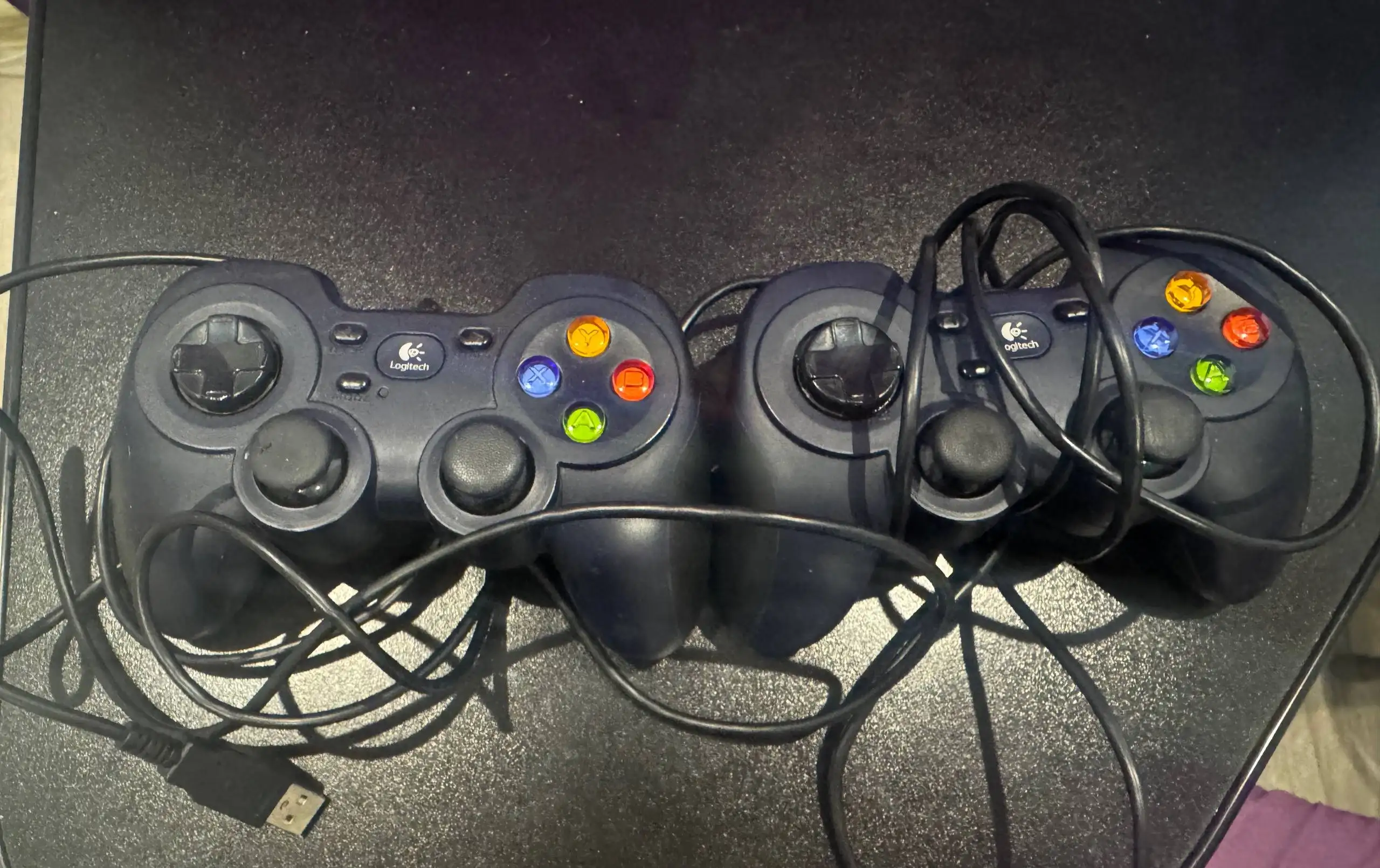 Продам джойстики Logitech оригинал 2 штуки - Игровые аксессуары (Электроника) в Уфа